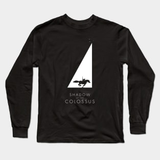 Shadow of the Colossus - Sanctuary silhouette white Long Sleeve T-Shirt